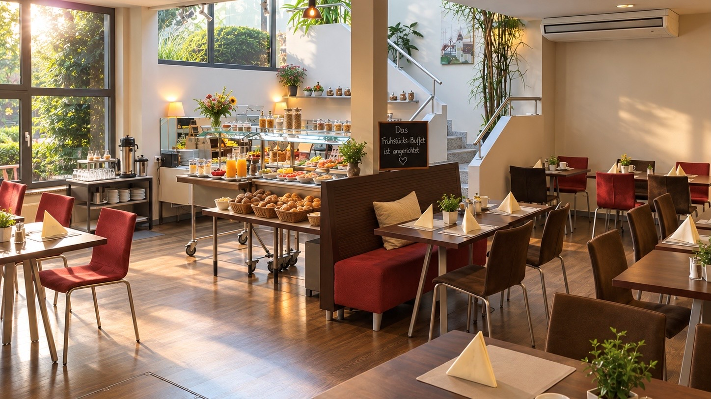 Frühstück Hotel Zollamt nahe Hauptnahnhof Kaiserslautern